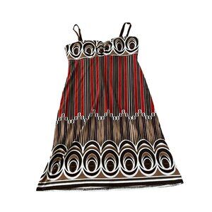 City Triangles Sleeveless Mini Dress Size Medium Striped